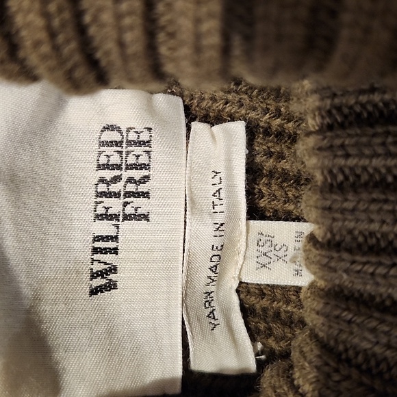 WILFRED FREE wellsh turtleneck 100% wool poncho sweater two tone colors - Picture 5 of 5